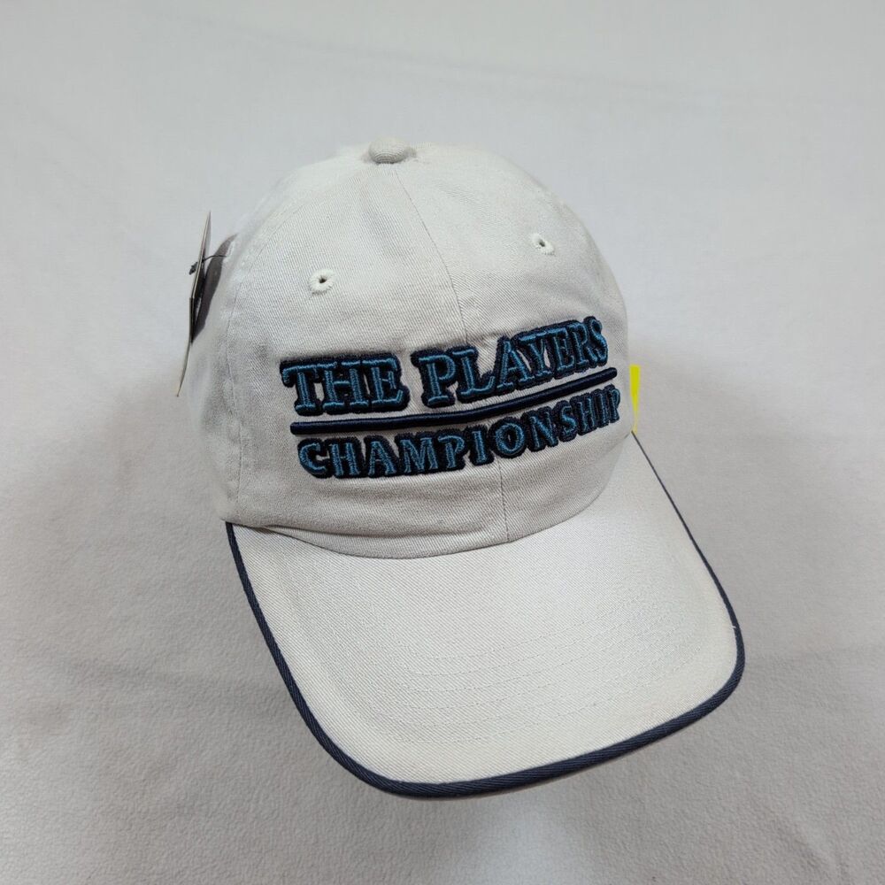 NWT The Players Championship 2005 Volunteer Strapback Hat Tan One Size PGA Tour